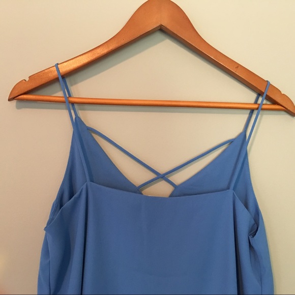 From Paris Sleeveless Top with Crisscross V Front - Picture 5 of 6